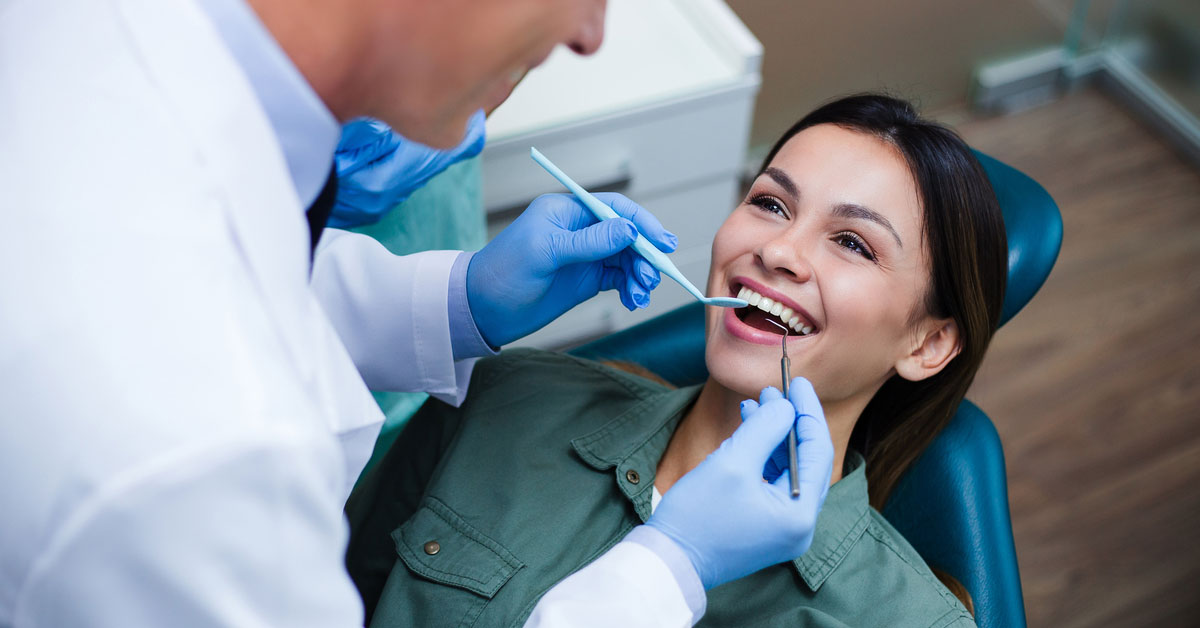 women enjoying dental treatment