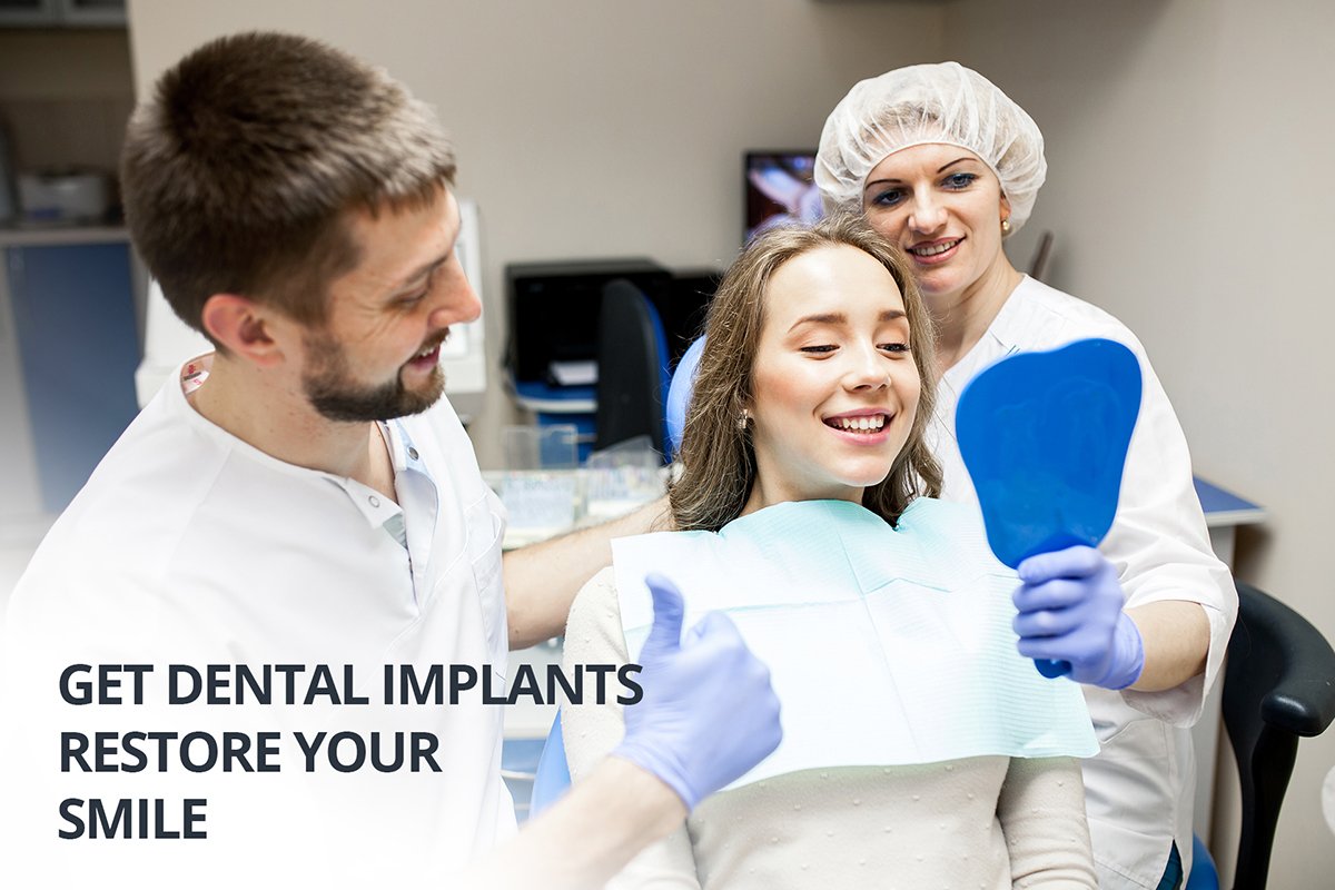 Dental implants help you to restore your smile
