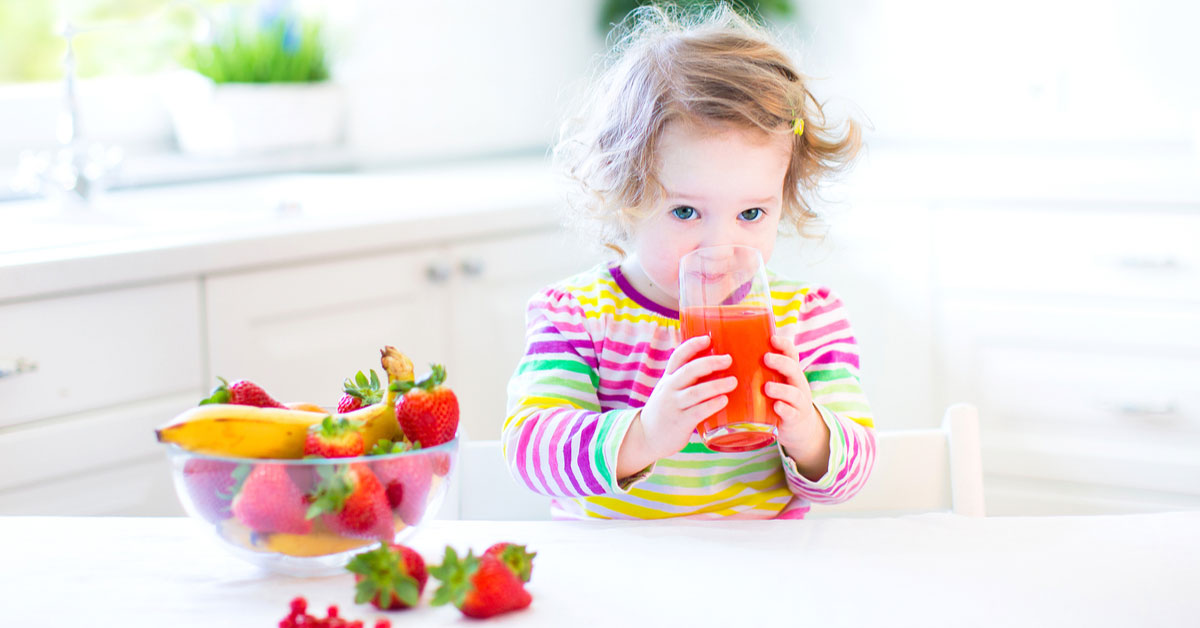 Fruit juices and their impacts on children's teeth